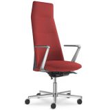 Bürostuhl Drehstuhl MELODY Manager | optionale Armlehnen | Bezug Ruby Red