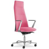 Bürostuhl Drehstuhl MELODY Manager | optionale Armlehnen | Bezug Canary Red