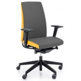 Bürostuhl Drehstuhl MOTTO Colour Edition | Bezug Smoke Grey/Sunflower