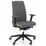 Bürostuhl Drehstuhl MOTTO Colour Edition | Bezug Smoke Grey/Kiwi Green