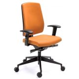 Bürostuhl Drehstuhl TREX | Bezug mandarin orange