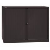Quer-Rollladenschrank aus Metall 2,5 Ordnerhöhen | 120 cm breit | Schwarz Quer-Rollladenschrank aus Metall 2,5 Ordnerhöhen | 120 cm breit | Schwarz