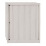 Quer-Rollladenschrank aus Metall 2,5 Ordnerhöhen | 80 cm breit | Lichtgrau Quer-Rollladenschrank aus Metall 2,5 Ordnerhöhen | 80 cm breit | Lichtgrau