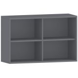 Regal 2 Ordnerh�hen STYLE | 120 cm breit | Graphit
