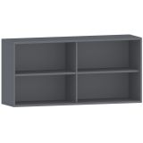 Regal 2 Ordnerh�hen STYLE | 160 cm breit | Graphit