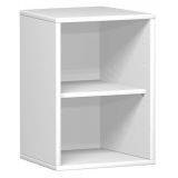 Regal 2 Ordnerhöhen STYLE | 60 cm breit | Weiß Regal 2 Ordnerhöhen STYLE | 60 cm breit | Weiß