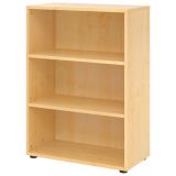 Regal 3 Ordnerh�hen SMART | 80 cm breit | Ahorn