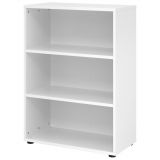 Regal 3 Ordnerhöhen SMART | 80 cm breit | Weiß classic Regal 3 Ordnerhöhen SMART | 80 cm breit | Weiß classic
