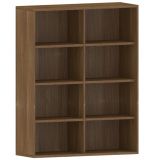 Regal 4 Ordnerhöhen STYLE | 120 cm breit | Nussbaum Regal 4 Ordnerhöhen STYLE | 120 cm breit | Nussbaum