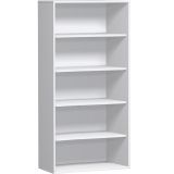 Regal 5 Ordnerhöhen STYLE | 100 cm breit | Weiß Regal 5 Ordnerhöhen STYLE | 100 cm breit | Weiß