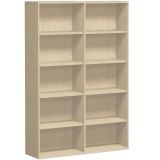 Regal 5 Ordnerh�hen STYLE | 120 cm breit | Ahorn hell