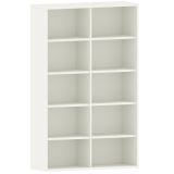 Regal 5 Ordnerhöhen STYLE | 120 cm breit | Weiß Regal 5 Ordnerhöhen STYLE | 120 cm breit | Weiß