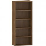Regal 5 Ordnerhöhen STYLE | 80 cm breit | Nussbaum Regal 5 Ordnerhöhen STYLE | 80 cm breit | Nussbaum
