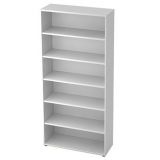 Regal 6 Ordnerh�hen COMFORT | 100 cm breit | Wei� classic