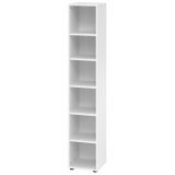 Regal 6 Ordnerhöhen SMART | 40 cm breit | Weiß classic Regal 6 Ordnerhöhen SMART | 40 cm breit | Weiß classic