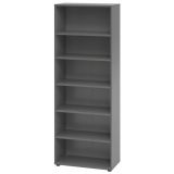 Regal 6 Ordnerhöhen SMART | 80 cm breit | Graphit Regal 6 Ordnerhöhen SMART | 80 cm breit | Graphit