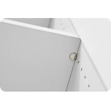 Regal 6 Ordnerh�hen SMART | 80 cm breit | Wei� classic