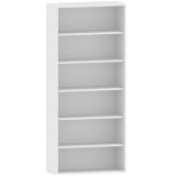 Regal 6 Ordnerhöhen STYLE | 100 cm breit | Weiß Regal 6 Ordnerhöhen STYLE | 100 cm breit | Weiß