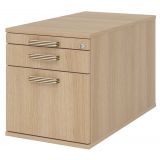 Rollcontainer COMFORT | mit Hängeregisterauszug + Utensilienauszug | Eiche Rollcontainer COMFORT | mit Hängeregisterauszug + Utensilienauszug | Eiche