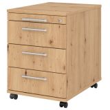 Rollcontainer PROFI | mit 3 Schüben + Utensilienauszug | Eiche Rustikal Rollcontainer PROFI | mit 3 Schüben + Utensilienauszug | Eiche Rustikal