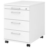 Rollcontainer PROFI | mit 3 Schüben + Utensilienauszug | Weiß classic Rollcontainer PROFI | mit 3 Schüben + Utensilienauszug | Weiß classic