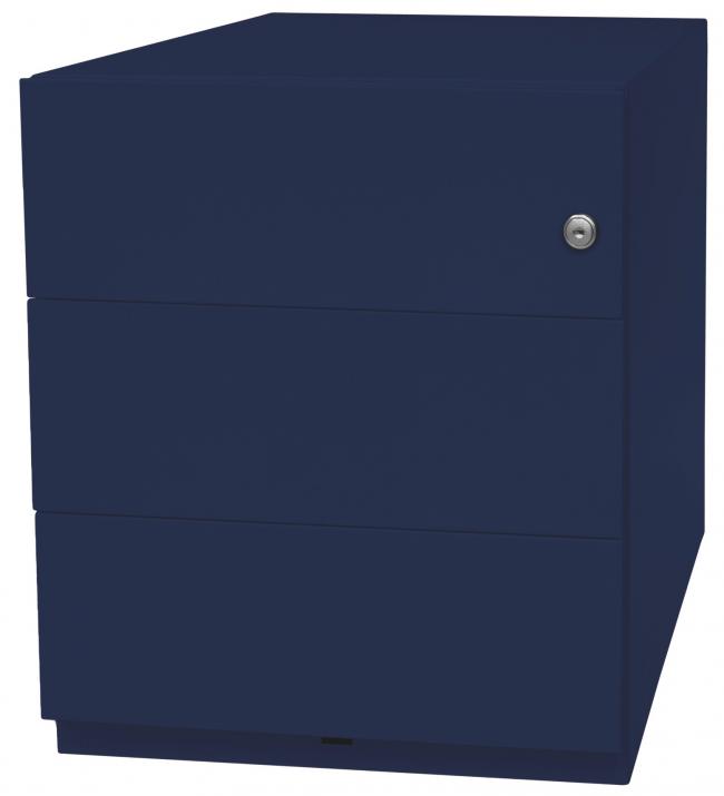 Rollcontainer aus Stahl mit 3 Universal Schubladen| verdeckte