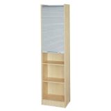 Rollladenschrank CLASSIC 5 Ordnerh�hen | Breite 50 cm | Ahorn