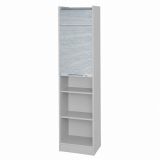 Rollladenschrank CLASSIC 5 Ordnerh�hen | Breite 50 cm | Lichtgrau