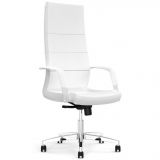 Chefsessel Ledersessel BOSS | Kunstleder/Echtleder Optical White