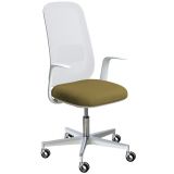 Bürostuhl Drehstuhl SKATE | inklusive Armlehnen | Bezug Green Olive
