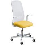 Bürostuhl Drehstuhl SKATE | inklusive Armlehnen | Bezug Crispy Yellow