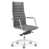 Ledersessel Chefsessel VEGA Line | Kunstleder/Echtleder anthrazit