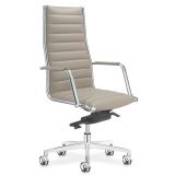 Ledersessel Chefsessel VEGA Line | Kunstleder/Echtleder taupe