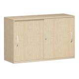 Schiebet�renschrank 2 Ordnerh�hen STYLE | Breite 120 cm | Ahorn hell