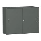Schiebetürenschrank 3 Ordnerhöhen STYLE | Breite 160 cm | Graphit Schiebetürenschrank 3 Ordnerhöhen STYLE | Breite 160 cm | Graphit