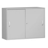 Schiebetürenschrank 3 Ordnerhöhen STYLE | Breite 160 cm | Hellgrau Schiebetürenschrank 3 Ordnerhöhen STYLE | Breite 160 cm | Hellgrau