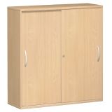 Schiebetürenschrank 4 Ordnerhöhen STYLE | Breite 120 cm | Buche Natur Schiebetürenschrank 4 Ordnerhöhen STYLE | Breite 120 cm | Buche Natur