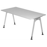 Schreibtisch ALPHA | 160 x 80 cm | Lichtgrau Schreibtisch ALPHA | 160 x 80 cm | Lichtgrau