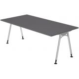 Schreibtisch ALPHA | 200 x 100 cm | Graphit Schreibtisch ALPHA | 200 x 100 cm | Graphit
