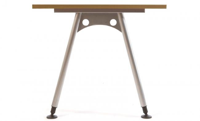 Schreibtisch ALPHA Breite 200 cm x Tiefe 65 / 70 / 75 / 80 ...