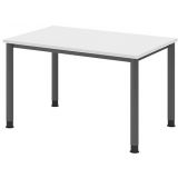 Schreibtisch HERA graphit | 120 x 80 cm | Weiß classic Schreibtisch HERA graphit | 120 x 80 cm | Weiß classic