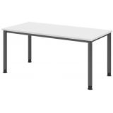 Schreibtisch HERA graphit | 160 x 80 cm | Weiß classic Schreibtisch HERA graphit | 160 x 80 cm | Weiß classic