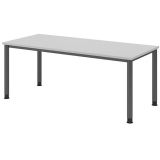Schreibtisch HERA graphit | 180 x 80 cm | Lichtgrau Schreibtisch HERA graphit | 180 x 80 cm | Lichtgrau