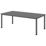 Schreibtisch HERA graphit | 200 x 100 cm | Graphit Schreibtisch HERA graphit | 200 x 100 cm | Graphit