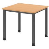Schreibtisch HERA graphit | 80 x 80 cm | Buche Schreibtisch HERA graphit | 80 x 80 cm | Buche
