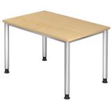 Schreibtisch HERA silver | 120 x 80 cm | Ahorn Schreibtisch HERA silver | 120 x 80 cm | Ahorn