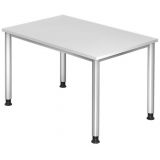Schreibtisch HERA silver | 120 x 80 cm | Weiß classic Schreibtisch HERA silver | 120 x 80 cm | Weiß classic