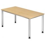 Schreibtisch HERA silver | 160 x 80 cm | Ahorn Schreibtisch HERA silver | 160 x 80 cm | Ahorn