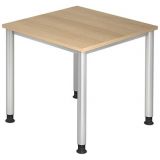 Schreibtisch HERA silver | 80 x 80 cm | Eiche Schreibtisch HERA silver | 80 x 80 cm | Eiche