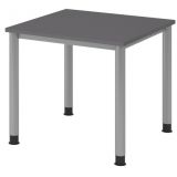Schreibtisch HERA silver | 80 x 80 cm | Graphit Schreibtisch HERA silver | 80 x 80 cm | Graphit